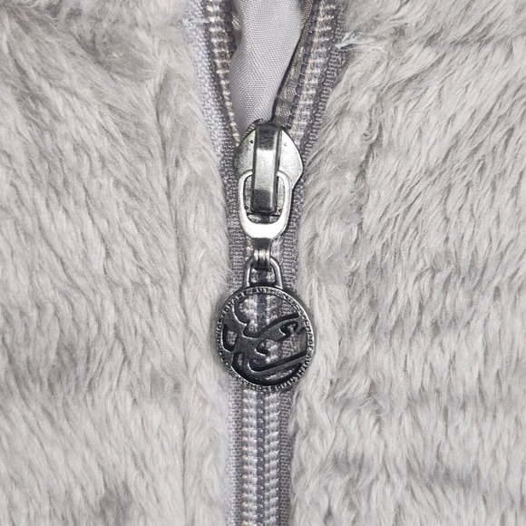 Kyle Busch M&M's NASCAR Racing Fleece Jacket Gray Adult Large Chase Authentics - Picture 8 of 12